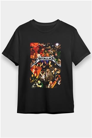 Metallica Siyah Unisex Tişört T-Shirt - TişörtFabrikası