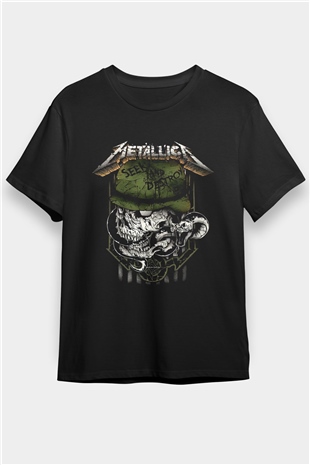 Metallica Siyah Unisex Tişört T-Shirt - TişörtFabrikası