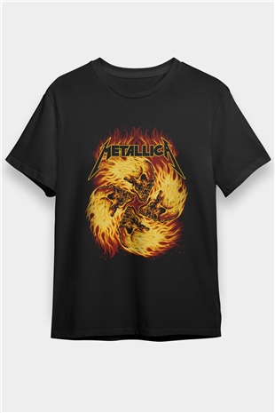 Metallica Siyah Unisex Tişört T-Shirt - TişörtFabrikası