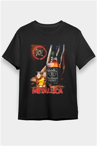 Metallica Siyah Unisex Tişört T-Shirt - TişörtFabrikası