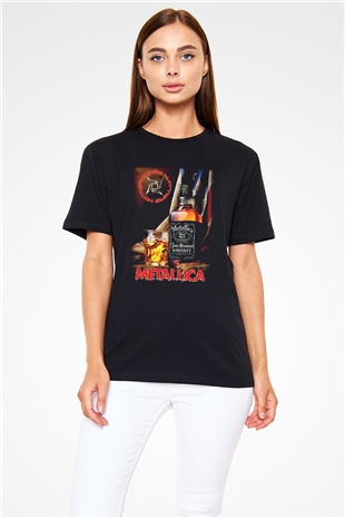 Metallica Siyah Unisex Tişört T-Shirt - TişörtFabrikası