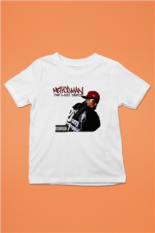 Method Man Baskılı Beyaz Unisex Çocuk Tişört