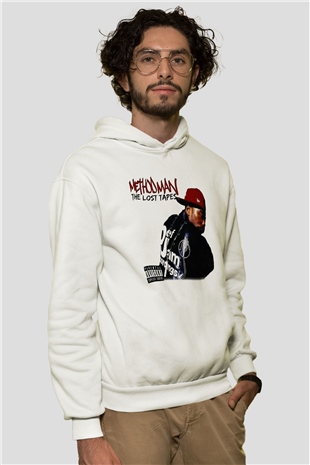 Method Man Beyaz Unisex Kapşonlu Sweatshirt