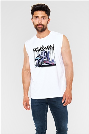 Method Man Beyaz Unisex Kolsuz Tişört