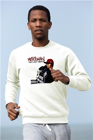 Method Man Beyaz Unisex Sweatshirt