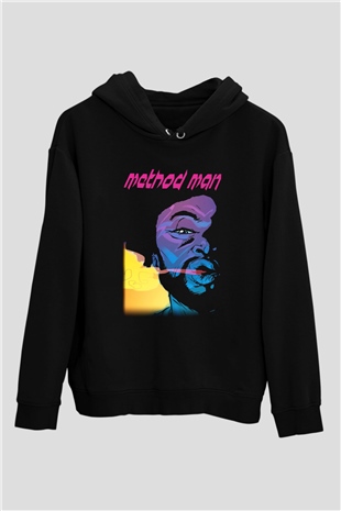 Method Man Siyah Unisex Hoodie