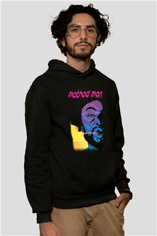 Method Man Siyah Unisex Hoodie