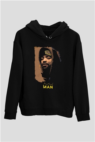 Method Man Siyah Unisex Kapüşonlu Sweatshirt