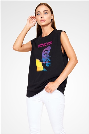 Method Man Siyah Unisex Kolsuz Tişört