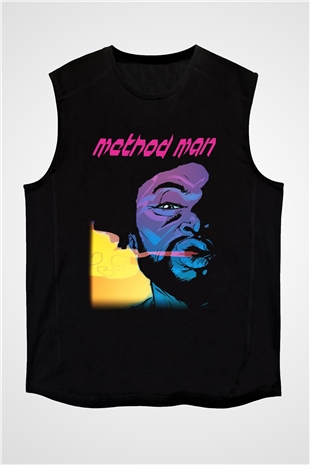 Method Man Siyah Unisex Kolsuz Tişört