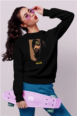 Method Man Siyah Unisex Sweatshirt
