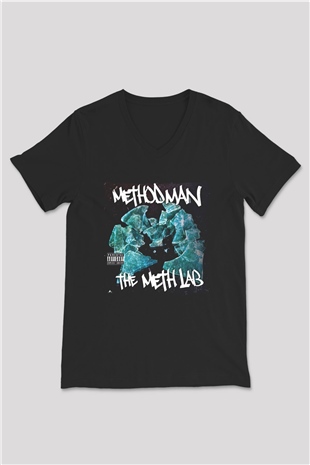 Method Man Siyah Unisex V Yaka Tişört