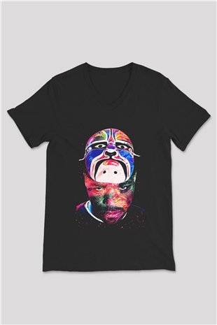 Method Man Siyah Unisex V Yaka Tişört