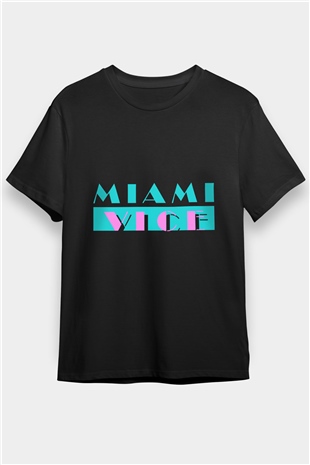 Miami Vice Beyaz Unisex Tişört