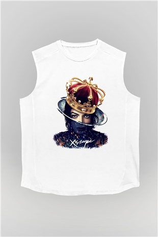 Michael Jackson Beyaz Unisex Kolsuz Tişört