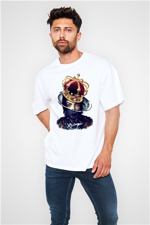 Michael Jackson Beyaz Unisex Oversize Tişört T-Shirt