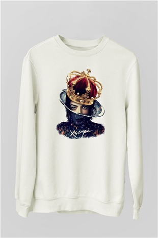 Michael Jackson Beyaz Unisex Sweatshirt