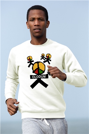 Michael Jackson Beyaz Unisex Sweatshirt