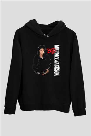 Michael Jackson Siyah Unisex Hoodie