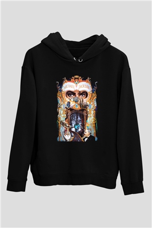 Michael Jackson Siyah Unisex Hoodie