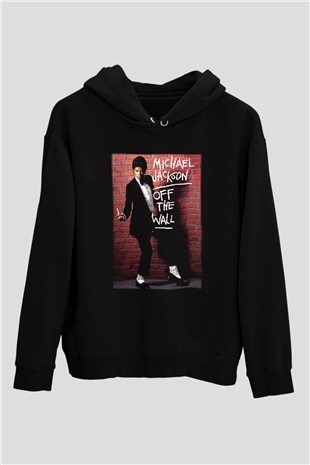 Michael Jackson Siyah Unisex Hoodie