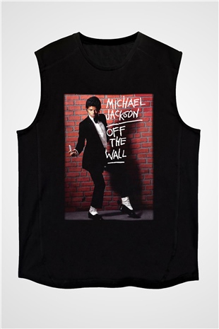 Michael Jackson Siyah Unisex Kolsuz Tişört