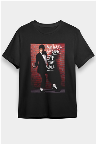 Michael Jackson Siyah Unisex Tişört T-Shirt - TişörtFabrikası