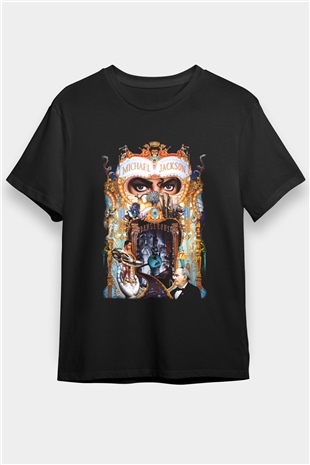 Michael Jackson Siyah Unisex Tişört T-Shirt - TişörtFabrikası