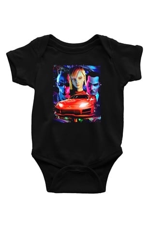 Midnight Club Siyah Bebek Body - Zıbın