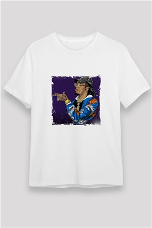 Migos Baskılı Unisex Beyaz Tişört