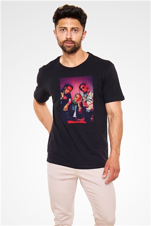 Migos Siyah Unisex Tişört T-Shirt - TişörtFabrikası