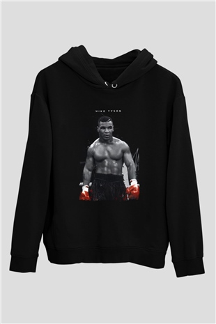 Mike Tyson Siyah Unisex Hoodie