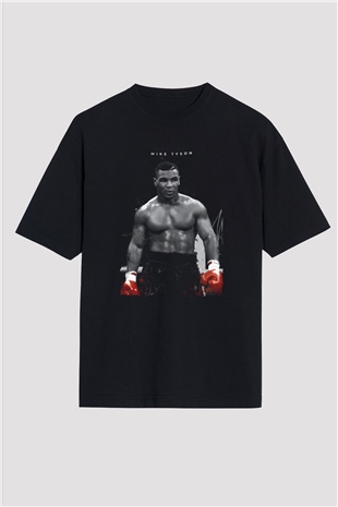 Mike Tyson Siyah Oversize Tişört
