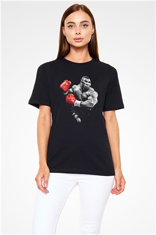 Mike Tyson Siyah Unisex Tişört T-Shirt - TişörtFabrikası