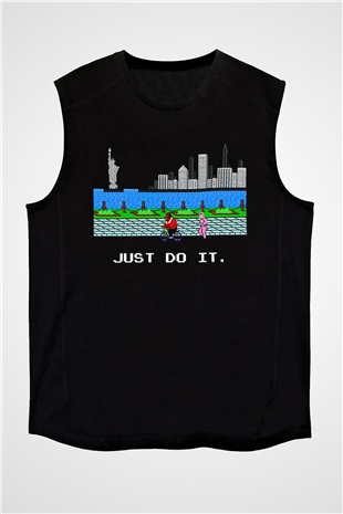 Mike Tysons Punch-Out! Siyah Unisex  Kolsuz Tişört