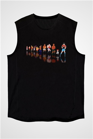 Mike Tysons Punch-Out! Siyah Unisex Kolsuz Tişört
