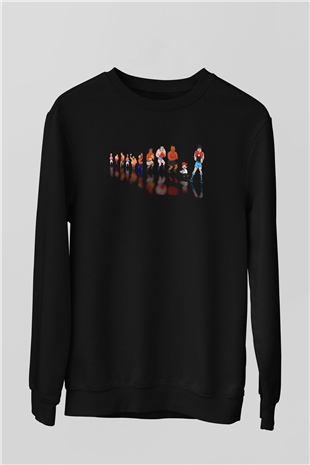 Mike Tysons Punch-Out! Siyah Unisex Sweatshirt