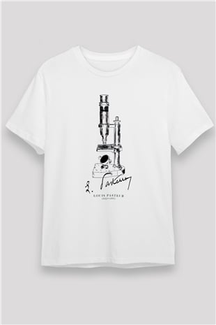 Mikrobiyolog Beyaz Unisex Tişört T-Shirt - TişörtFabrikası