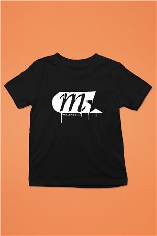 Millencolin Baskılı Siyah Unisex Çocuk Tişört