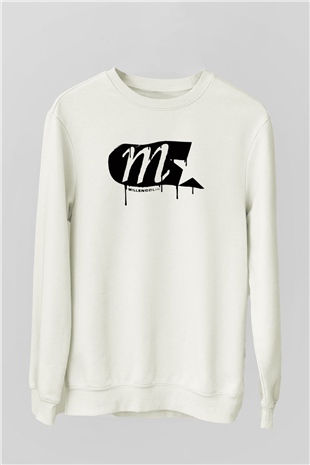 Millencolin Beyaz Unisex Sweatshirt