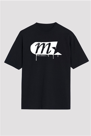 Millencolin Siyah Unisex Oversize Tişört T-Shirt