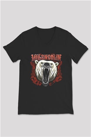 Millencolin Siyah Unisex V Yaka Tişört T-Shirt