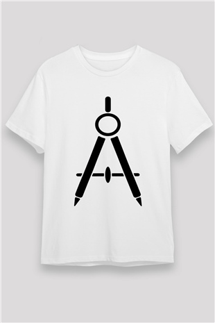 Mimar Beyaz Unisex Tişört T-Shirt - TişörtFabrikası