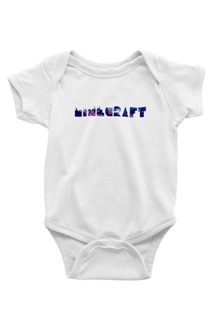 Minecraft Beyaz Bebek Body - Zıbın