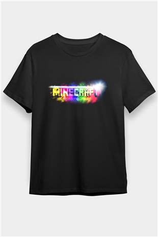 Minecraft Siyah Unisex Tişört