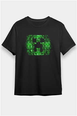 Minecraft Siyah Unisex Tişört