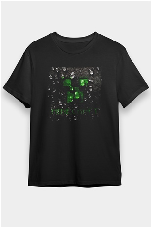 Minecraft Siyah Unisex Tişört