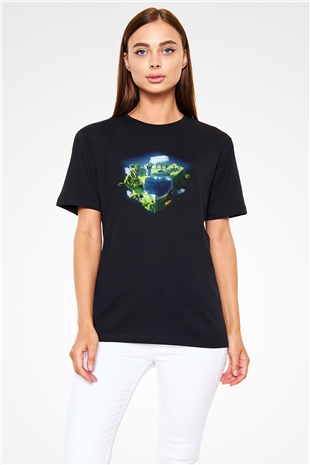 Minecraft Siyah Unisex Tişört T-Shirt