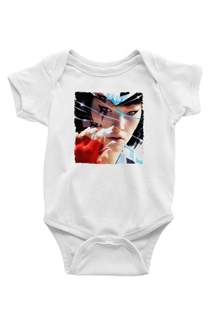 Mirrors Edge Beyaz Bebek Body - Zıbın