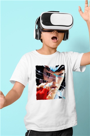 Mirrors Edge Beyaz Unisex Çocuk Tişört